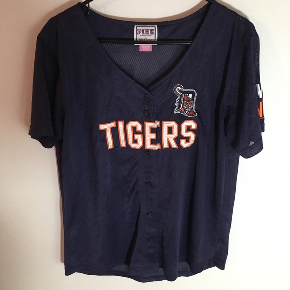 PINK Victoria's Secret Tops - Detroit Tigers Baseball Jersey/Tee
